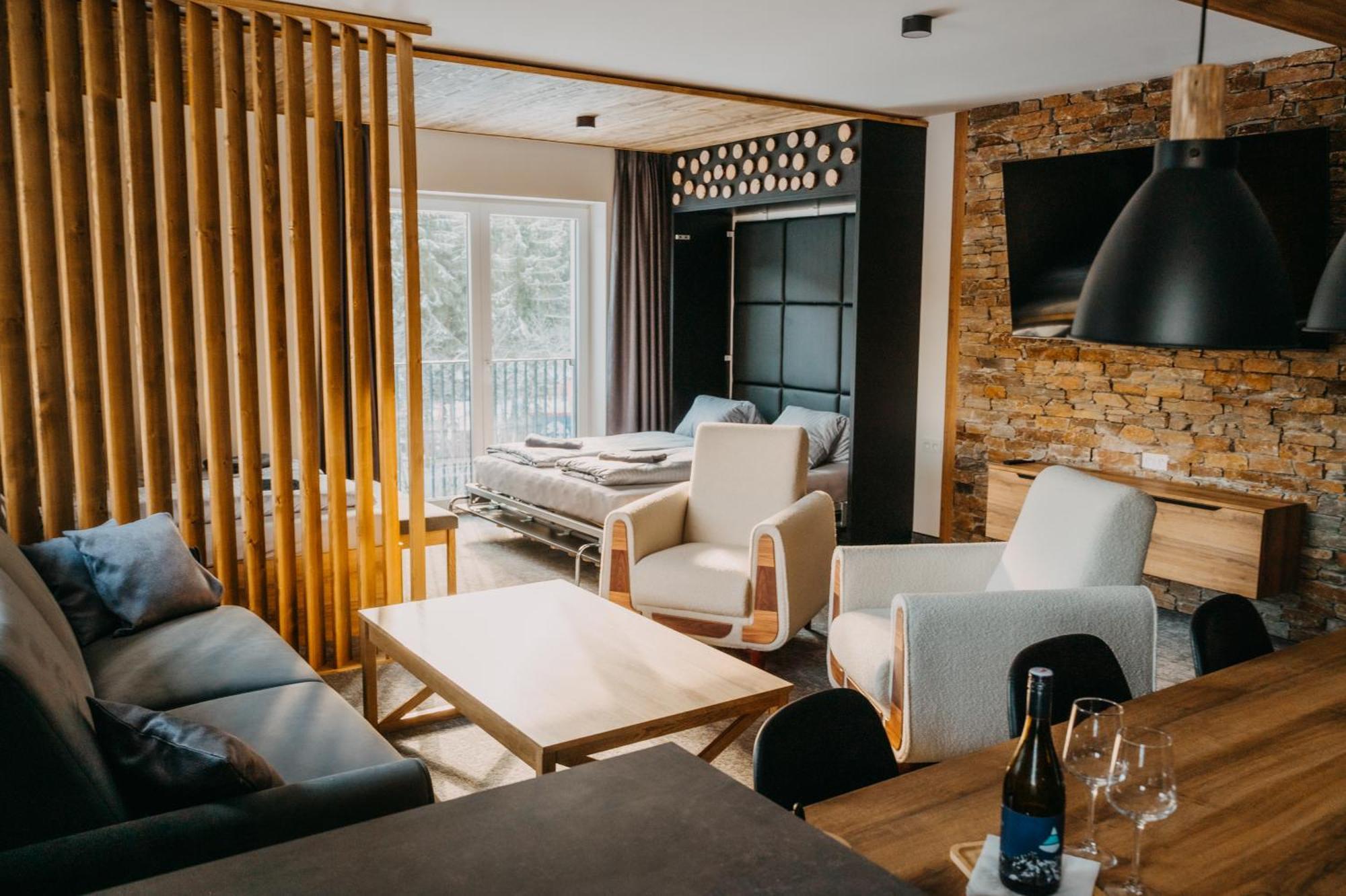 Luxusni Apartmany Domovjanka - Lysa Hora, Smrk, Kminek, Slavic บิลา ภายนอก รูปภาพ